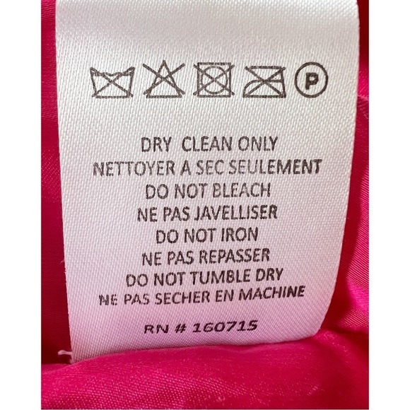 NWT Retrofête Claire Beaded Sequin Hot Pink Barbiecore Tie Waist Mini Slip Dress - Picture 11 of 12